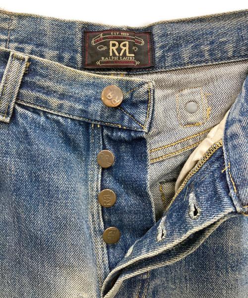 RRL（ダブルアールエル）RRL (ダブルアールエル) シンチバックデニムパンツ インディゴ サイズ:	SIZE W29L30の古着・服飾アイテム