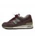 NEW BALANCE (ニューバランス) ローカットスニーカー ブラウン サイズ:25.5cm：10000円