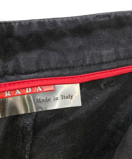 PRADA SPORTS（プラダスポーツ）PRADA SPORTS (プラダスポーツ) 裾ジップデザインパンツ ブラック サイズ:48の古着・服飾アイテム