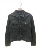 Saint Laurent Parisサンローランパリ）の古着「トラッカーデニムジャケット」｜ブラック