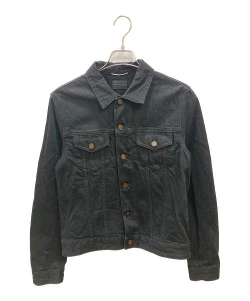 Saint Laurent Paris（サンローランパリ）Saint Laurent Paris (サンローランパリ) トラッカーデニムジャケット ブラック サイズ:Mの古着・服飾アイテム