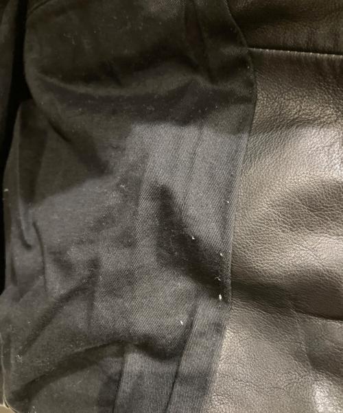 FREAK'S STORE（フリークスストア）FREAK'S STORE (フリークスストア) Calf Leather Minimal Single Riders Jacket ブラック サイズ:Sの古着・服飾アイテム