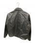 FREAK'S STORE (フリークスストア) Calf Leather Minimal Single Riders Jacket ブラック サイズ:S：18000円