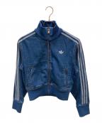 adidasアディダス）の古着「ファイヤーバード トラックトップ デニム」｜インディゴ
