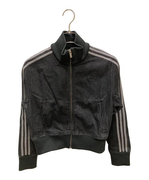 adidas（アディダス）adidas (アディダス) ファイヤーバード トラックトップ デニム ブラック サイズ:Mの古着・服飾アイテム