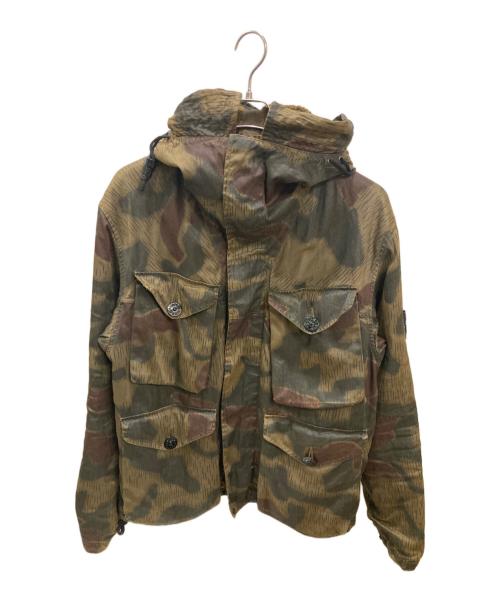 STONE ISLAND（ストーンアイランド）STONE ISLAND (ストーンアイランド) カモフラフィールドジャケット オリーブ サイズ:Lの古着・服飾アイテム
