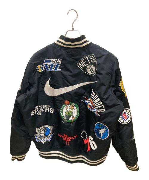 NIKE（ナイキ）NIKE (ナイキ) Supreme (シュプリーム) NBA Teams Warm-Up Jacket / スタジャン ブラック サイズ:Mの古着・服飾アイテム