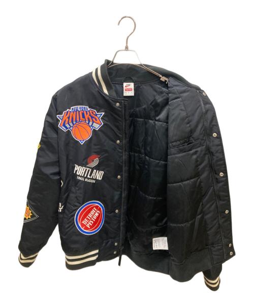 NIKE（ナイキ）NIKE (ナイキ) Supreme (シュプリーム) NBA Teams Warm-Up Jacket / スタジャン ブラック サイズ:Mの古着・服飾アイテム