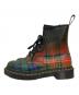 Dr.Martens (ドクターマーチン) タータンチェック8ホールブーツ ブラック サイズ:SIZE EU37(UK4)：10000円