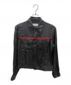 ROBE DE CHAMBRE COMME DES GARCONSローブドシャンブル コムデギャルソン）の古着「00S 装飾キュプラジャケット」｜ブラック