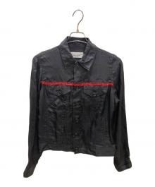 ROBE DE CHAMBRE COMME DES GARCONS（ローブドシャンブル コムデギャルソン）の古着「00S 装飾キュプラジャケット」｜ブラック