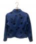 ROBE DE CHAMBRE COMME DES GARCONS (ローブドシャンブル コムデギャルソン) 00S フロッキーフラワー装飾ジャケット ブルー サイズ:L：18000円