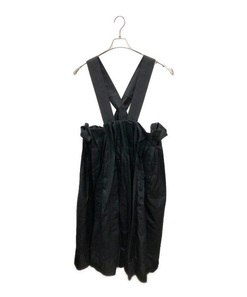 noir kei ninomiya（ノワール ケイ ニノミヤ）noir kei ninomiya (ノワール ケイ ニノミヤ) ウールプリーツデザインジャンパースカート / ワンピース ブラック サイズ:Sの古着・服飾アイテム