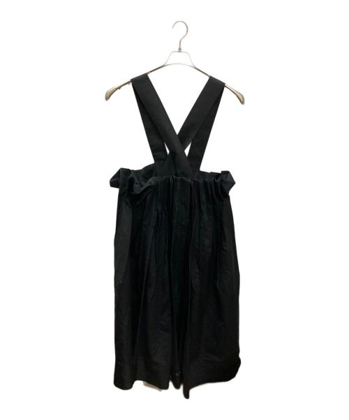 noir kei ninomiya（ノワール ケイ ニノミヤ）noir kei ninomiya (ノワール ケイ ニノミヤ) ウールプリーツデザインジャンパースカート / ワンピース ブラック サイズ:Sの古着・服飾アイテム