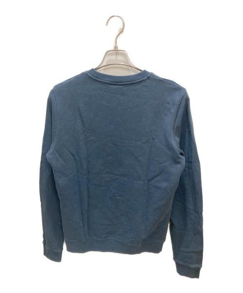 maison kitsune（メゾンキツネ）maison kitsune (メゾンキツネ) フォックスヘッド パッチ レギュラー スウェットシャツ ネイビー サイズ:Mの古着・服飾アイテム