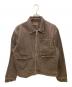 stussy（ステューシー）の古着「製品染ジップデニムワークジャケット / Denim Zip Work Jacket」｜ブラウン