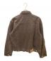 stussy (ステューシー) 製品染ジップデニムワークジャケット / Denim Zip Work Jacket ブラウン サイズ:M：15000円