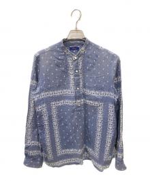 UNDERCOVER（アンダーカバー）の古着「Cローン プルオーバーシャツ」｜ブルー