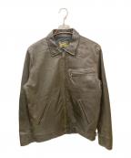 HOUSTONヒューストン）の古着「LEATHER POLICEMAN JACKET / レザーポリスマンジャケット」｜ブラウン