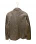 HOUSTON (ヒューストン) LEATHER POLICEMAN JACKET / レザーポリスマンジャケット ブラウン サイズ:L：30000円