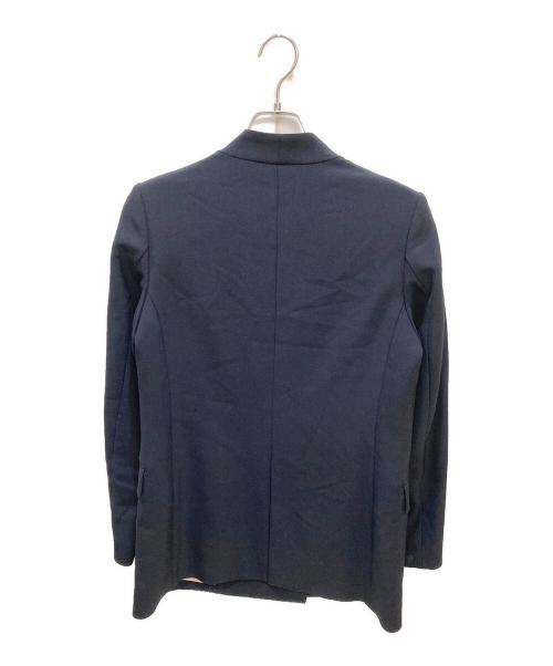 journal standard L'essage（ジャーナルスタンダード レサージュ）journal standard L'essage (ジャーナルスタンダード レサージュ) ノーカラーキンボタンジャケット ネイビー サイズ:記載なしの古着・服飾アイテム