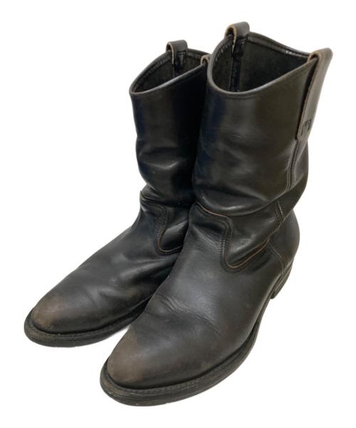 RED WING（レッドウィング）RED WING (レッドウィング) 90S ペコスブーツ ブラック サイズ:9Eの古着・服飾アイテム