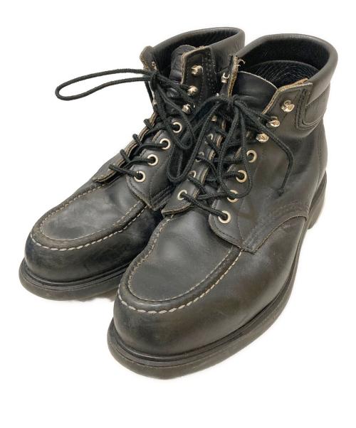RED WING（レッドウィング）RED WING (レッドウィング) 90S 6インチモックトゥブーツ ブラック サイズ:9Eの古着・服飾アイテム