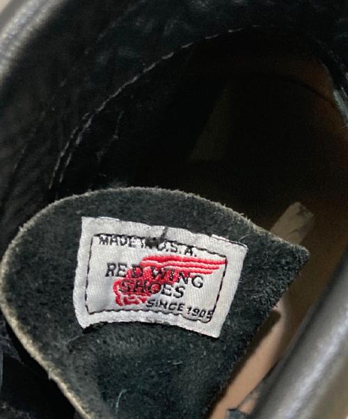 RED WING（レッドウィング）RED WING (レッドウィング) 90S 6インチモックトゥブーツ ブラック サイズ:9Eの古着・服飾アイテム