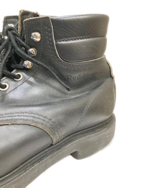 RED WING（レッドウィング）RED WING (レッドウィング) 90S 6インチモックトゥブーツ ブラック サイズ:9Eの古着・服飾アイテム