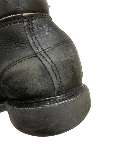 RED WING（レッドウィング）RED WING (レッドウィング) 90S 6インチモックトゥブーツ ブラック サイズ:9Eの古着・服飾アイテム