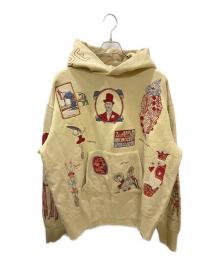 samuel zelig（サミュエル ゼリグ）の古着「サーカス刺繍パーカー」｜ベージュ