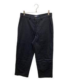 POLO RALPH LAUREN（ポロ・ラルフローレン）の古着「古着ダブルニーウールスラックス」｜ネイビー