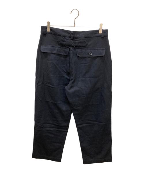 POLO RALPH LAUREN（ポロ・ラルフローレン）POLO RALPH LAUREN (ポロ・ラルフローレン) 古着ダブルニーウールスラックス ネイビー サイズ:SIZE 83.5cm (W33)の古着・服飾アイテム