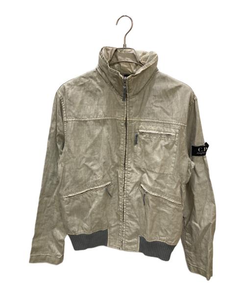C.P COMPANY（シーピーカンパニー）C.P COMPANY (シーピーカンパニー) 00S コーティングリネンキャンバスブルゾン ベージュ サイズ:SIZE 16/176の古着・服飾アイテム