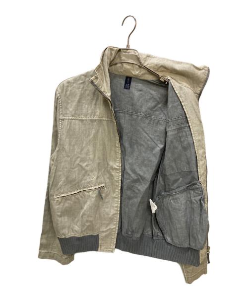 C.P COMPANY（シーピーカンパニー）C.P COMPANY (シーピーカンパニー) 00S コーティングリネンキャンバスブルゾン ベージュ サイズ:SIZE 16/176の古着・服飾アイテム