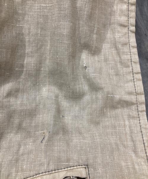 C.P COMPANY（シーピーカンパニー）C.P COMPANY (シーピーカンパニー) 00S コーティングリネンキャンバスブルゾン ベージュ サイズ:SIZE 16/176の古着・服飾アイテム