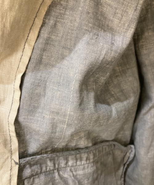 C.P COMPANY（シーピーカンパニー）C.P COMPANY (シーピーカンパニー) 00S コーティングリネンキャンバスブルゾン ベージュ サイズ:SIZE 16/176の古着・服飾アイテム
