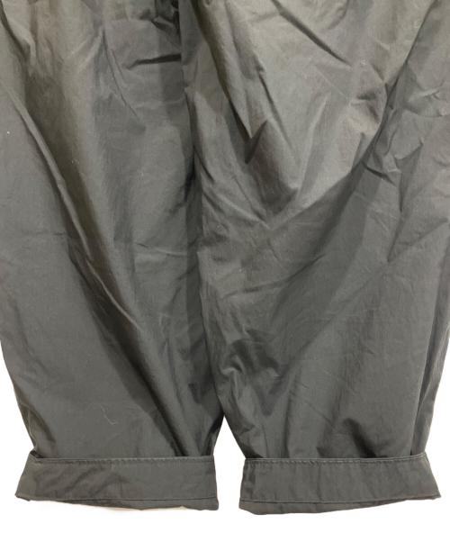 Porter Classic（ポータークラシック）Porter Classic (ポータークラシック) POPLIN BEBOP PANTS タックワイドパンツ ブラック サイズ:Mの古着・服飾アイテム