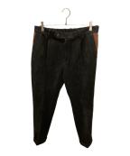 1piu1uguale3ウノピュウノウグァーレトレ）の古着「Del Piero / GRANVIA TAILORED PANTS」｜ブラック