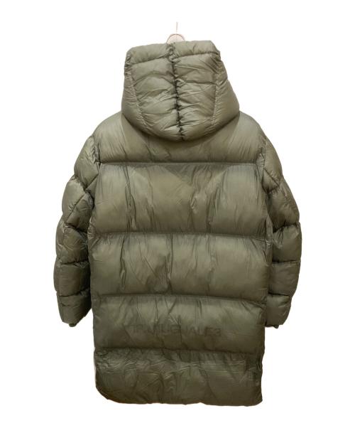 1piu1uguale3（ウノピュウノウグァーレトレ）1piu1uguale3 (ウノピュウノウグァーレトレ) PADDING WRAP HOODED オリーブ サイズ:5の古着・服飾アイテム