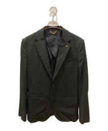 1piu1uguale3（ウノピュウノウグァーレトレ）の古着「JET SET 2B TRAVEL JACKET」｜ブラック