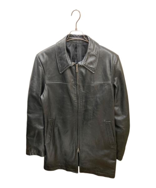 A.A.R（アール）A.A.R (アール) レザーコート ブラック サイズ:Lの古着・服飾アイテム