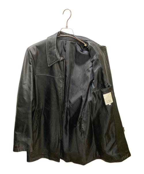 A.A.R（アール）A.A.R (アール) レザーコート ブラック サイズ:Lの古着・服飾アイテム