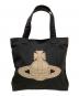 Vivienne Westwood（ヴィヴィアンウエストウッド）の古着「ロゴ刺繍キャンバストート」｜ブラック