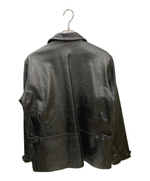 SHIPS（シップス）SHIPS (シップス) 00S シングルカウレザージャケット ブラック サイズ:Mの古着・服飾アイテム