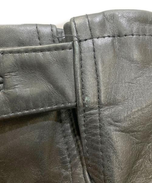 SHIPS（シップス）SHIPS (シップス) 00S シングルカウレザージャケット ブラック サイズ:Mの古着・服飾アイテム