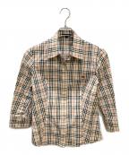 BURBERRY LONDONバーバリーロンドン）の古着「ノヴァチェックシャツ」｜ベージュ
