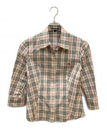 BURBERRY LONDON（バーバリーロンドン）の古着「ノヴァチェックシャツ」｜ベージュ