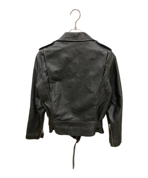 HYKE（ハイク）HYKE (ハイク) ダブルライダースジャケット ブラック サイズ:2の古着・服飾アイテム