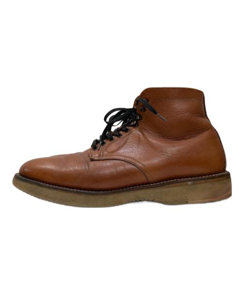 Alden（オールデン）Alden (オールデン) bpr BEAMS (ビーピーアールビームス) 別注MANSON ワークブーツ ブラウン サイズ:9の古着・服飾アイテム